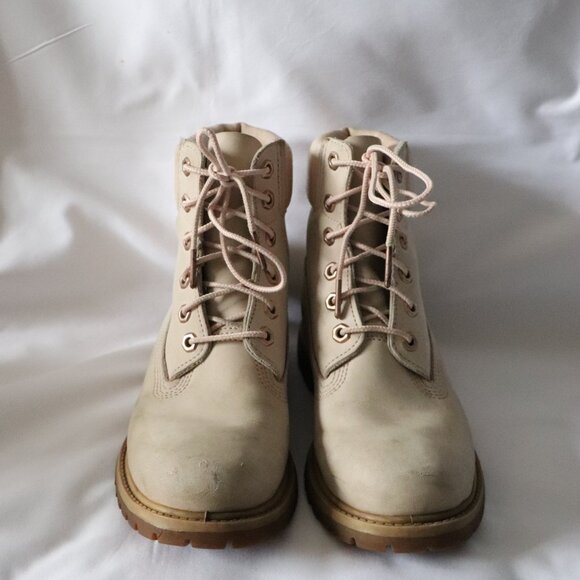 Timberland Womens Pink Linden Woods Leather Waterproof Lace Up Outdoor Boots‎ - Picture 2 of 12